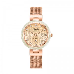 Alexandre Christie AC 2C07 Rosegold Green LDBRGLNGN